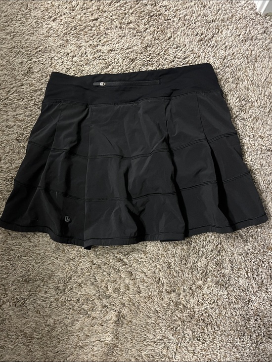 lululemon athletica Dresses & Skirts - lululemon athletica Black Circle Skirt with Pleated Panels